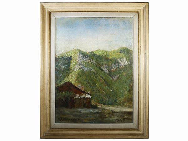 Guido Borgianni : Landscape 1947  - Auction Modern and Contemporary Art - Maison Bibelot - Casa d'Aste Firenze - Milano
