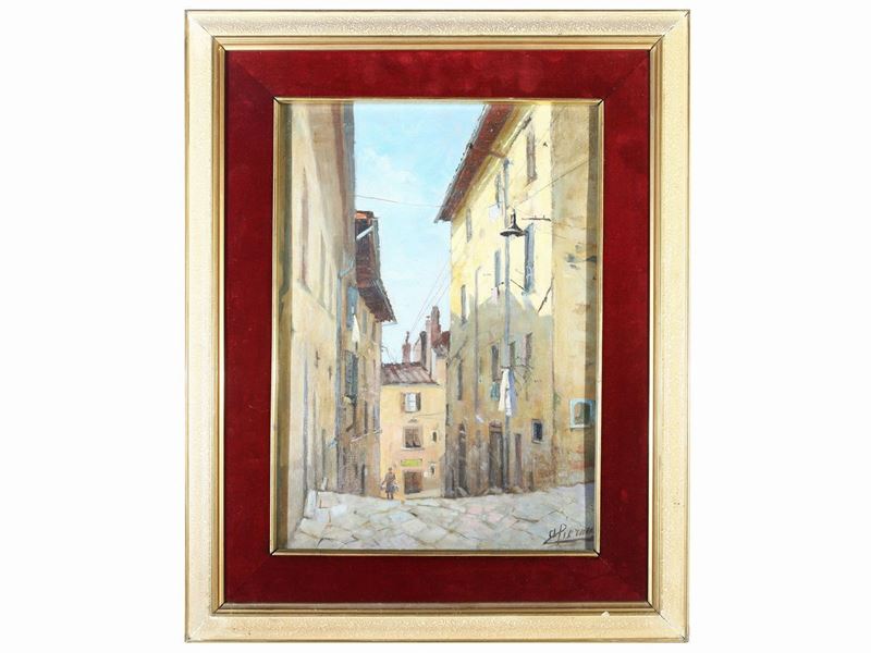 Alfredo Pieracci - Scorcio di Paese