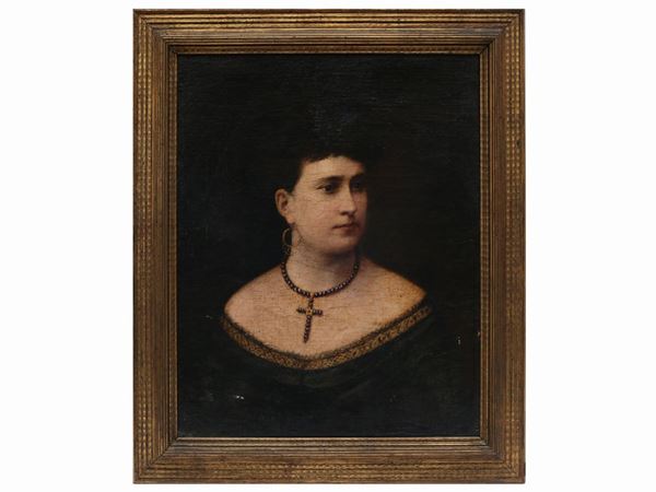 Scuola toscana - Female portrait
