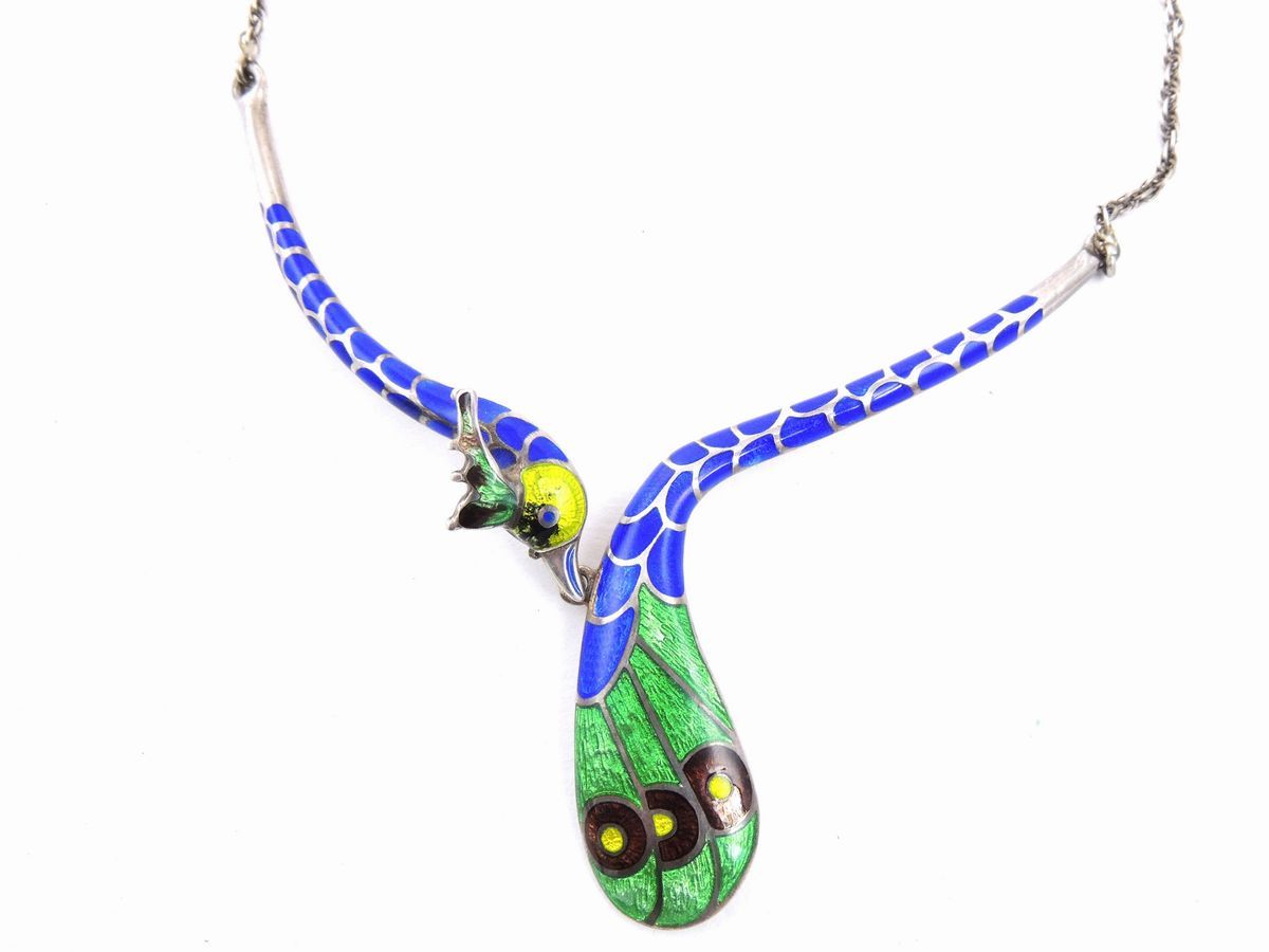 Lotto di Bijoux in Agento e Smalto