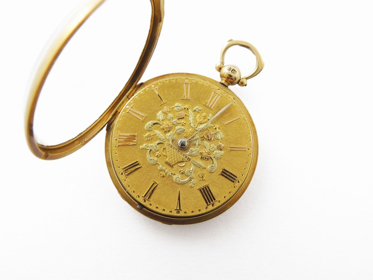Orologio da Tasca William Francis in Oro Giallo