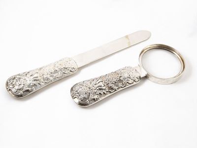 Set da Scrivania in Argento 925/1000