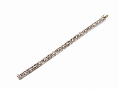 Bracciale in Oro Bianco con Diamanti