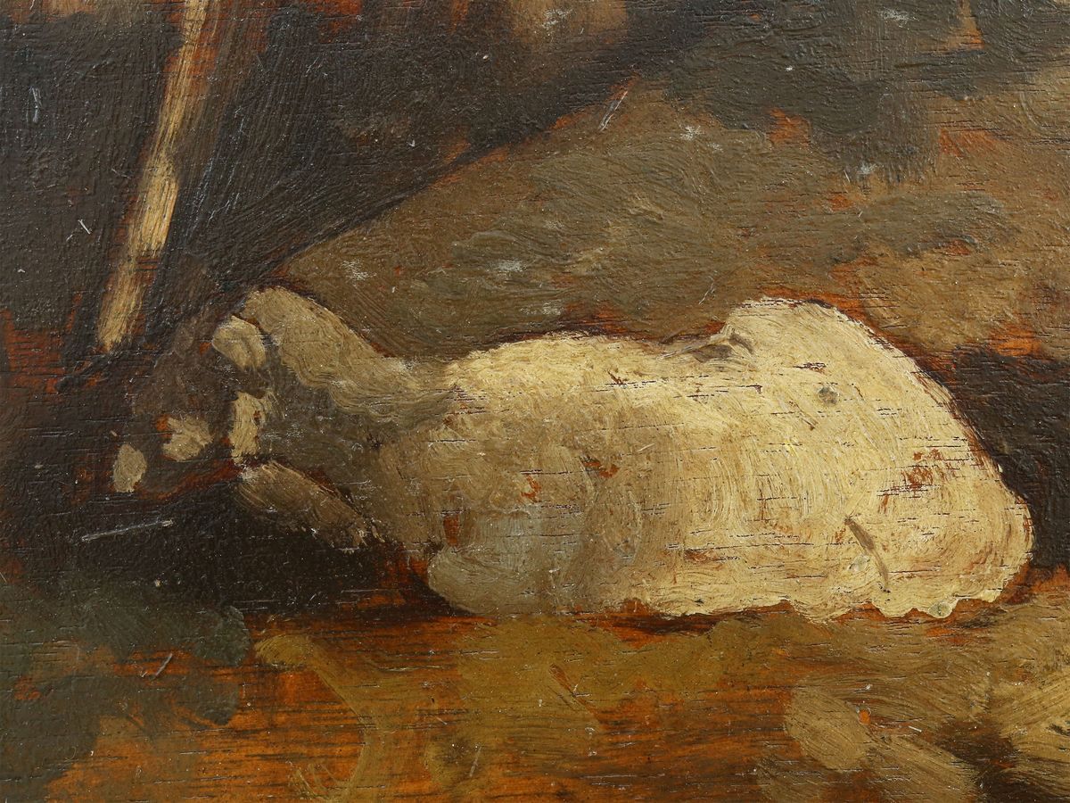 Giovanni Fattori - Pecore Nell'ovile