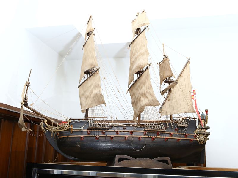 Modellino del Seicentesco Galeone Spagnolo Santissima Madre
