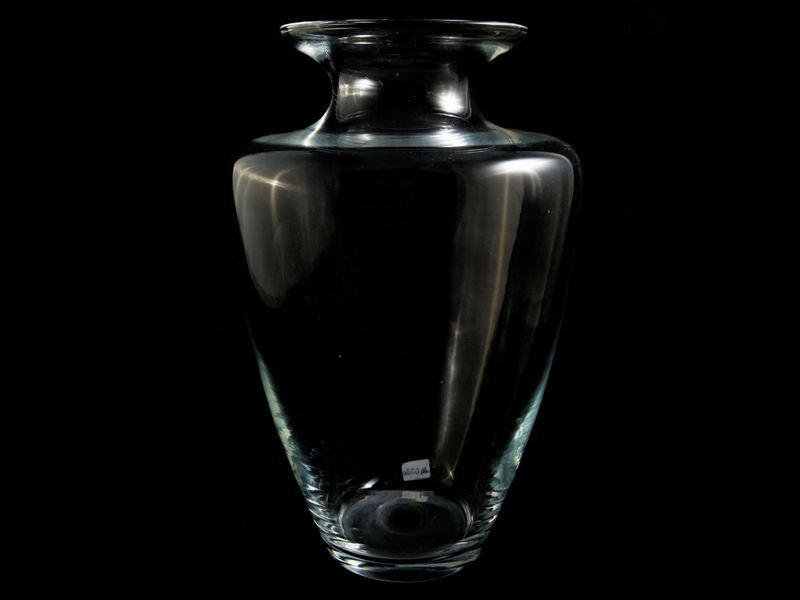 Vaso a Balaustro in Vetro Soffiato