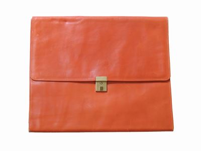 Porta Documenti in Pelle Color Cuoio, Cerruti