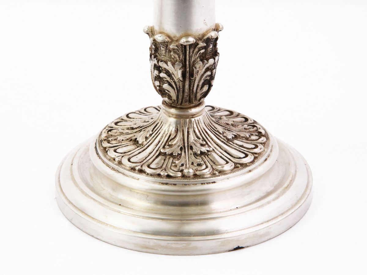 Coppia di Candelabri in Argento