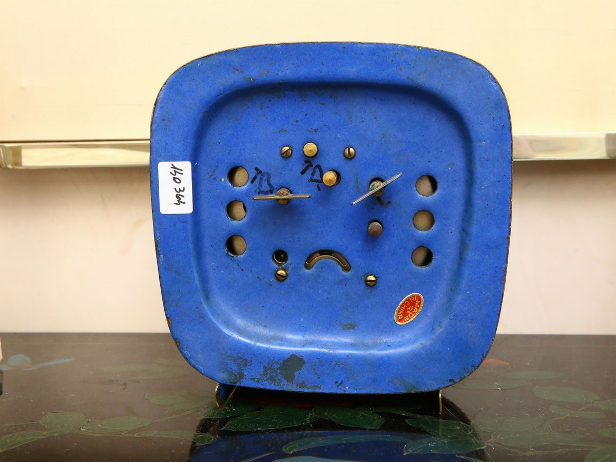 Orologio Sveglia da Tavolo in Smalto Cloisonnè