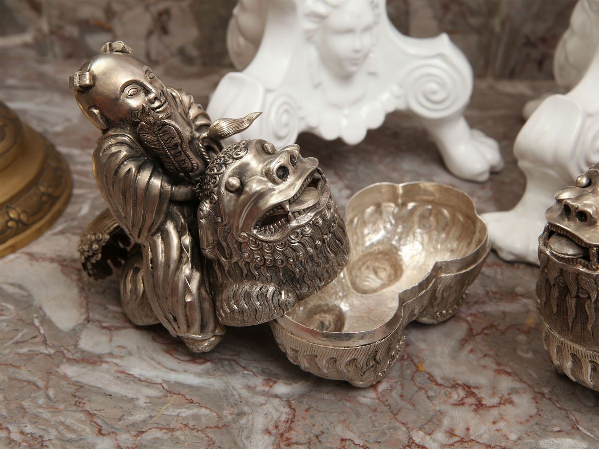 Coppia di Scatole in Argento