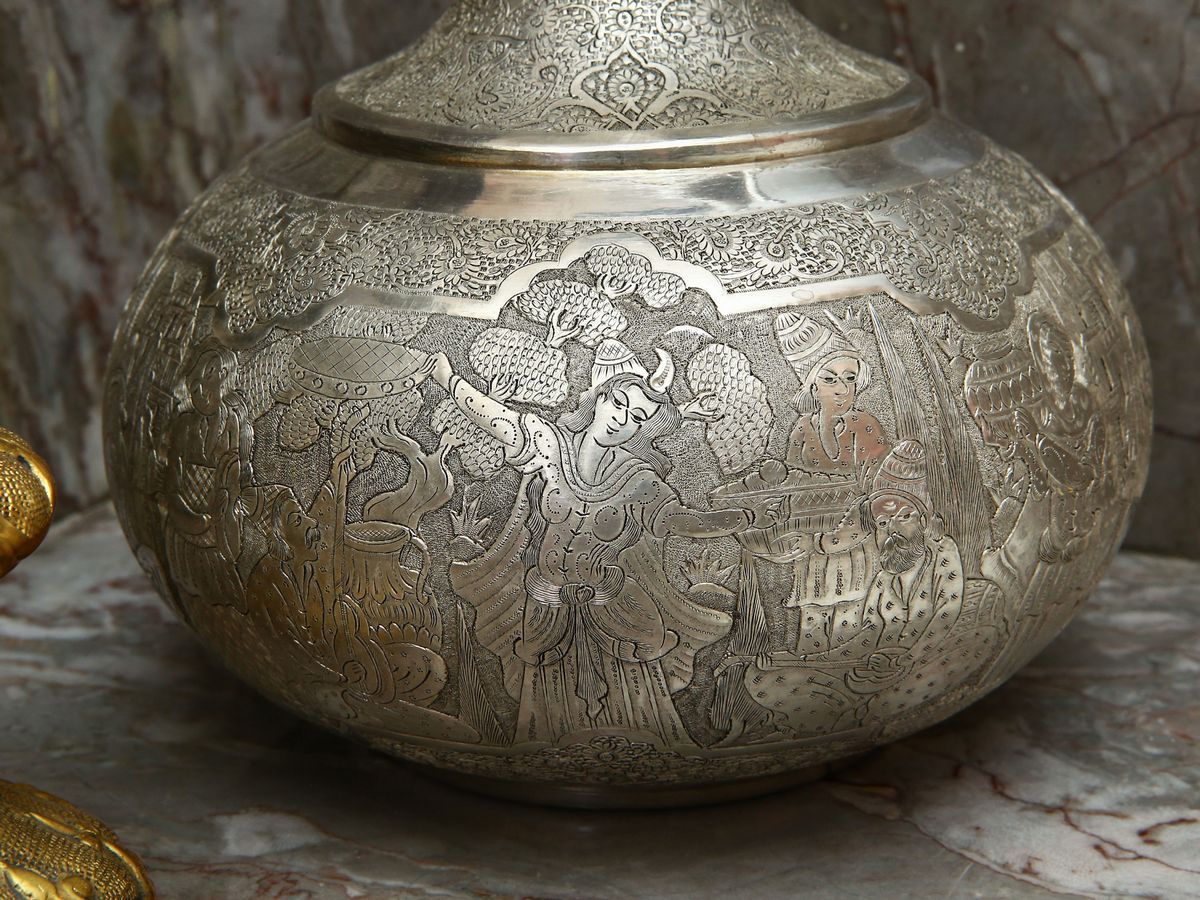 Grande Caraffa in Argento per L'acqua di Rose
