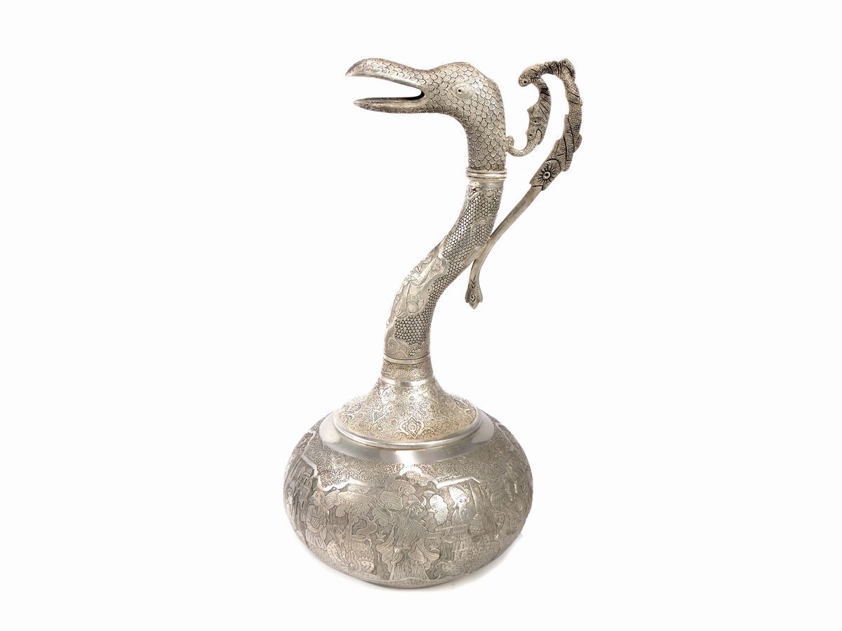 Grande Caraffa in Argento per L'acqua di Rose