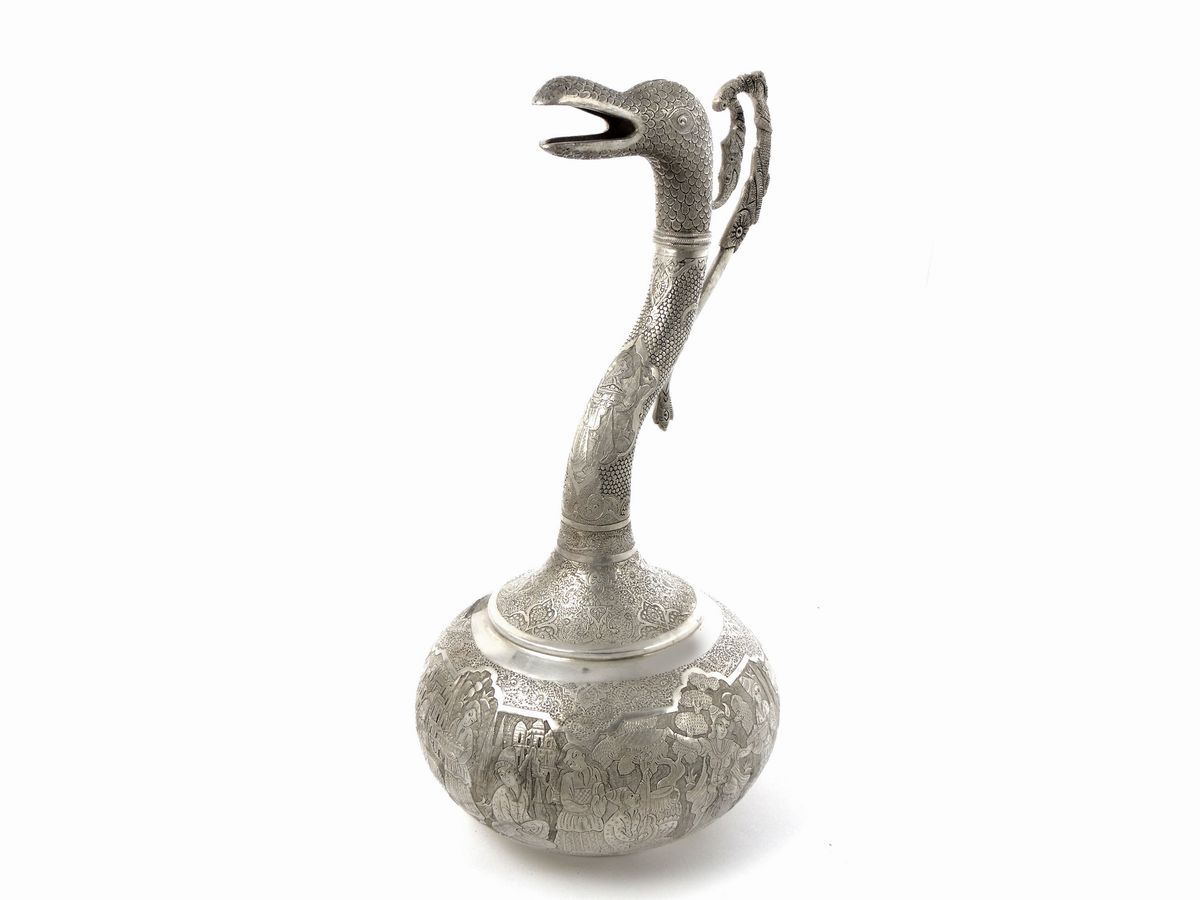 Grande Caraffa in Argento per L'acqua di Rose