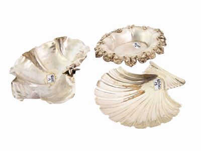 Tre Piccole Ciotole in Argento