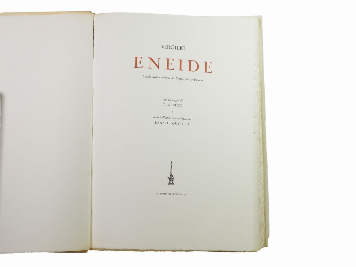 Renato Guttuso - Virgilio. Eneide. Luoghi Scelti e Tradotti da Filippo Maria Pontani