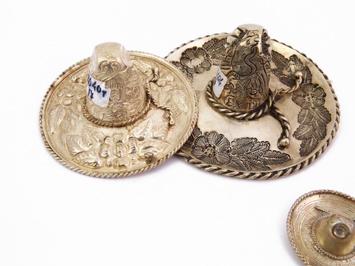 Collezione di Sette Sombreri in Argento
