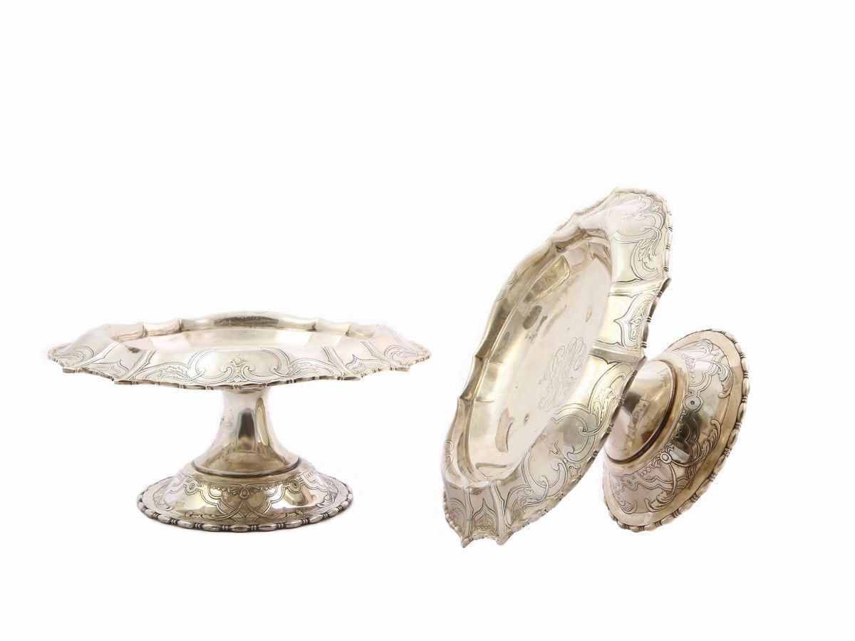 Coppia di Alzatine Tiffany & Co in Argento 925/1000