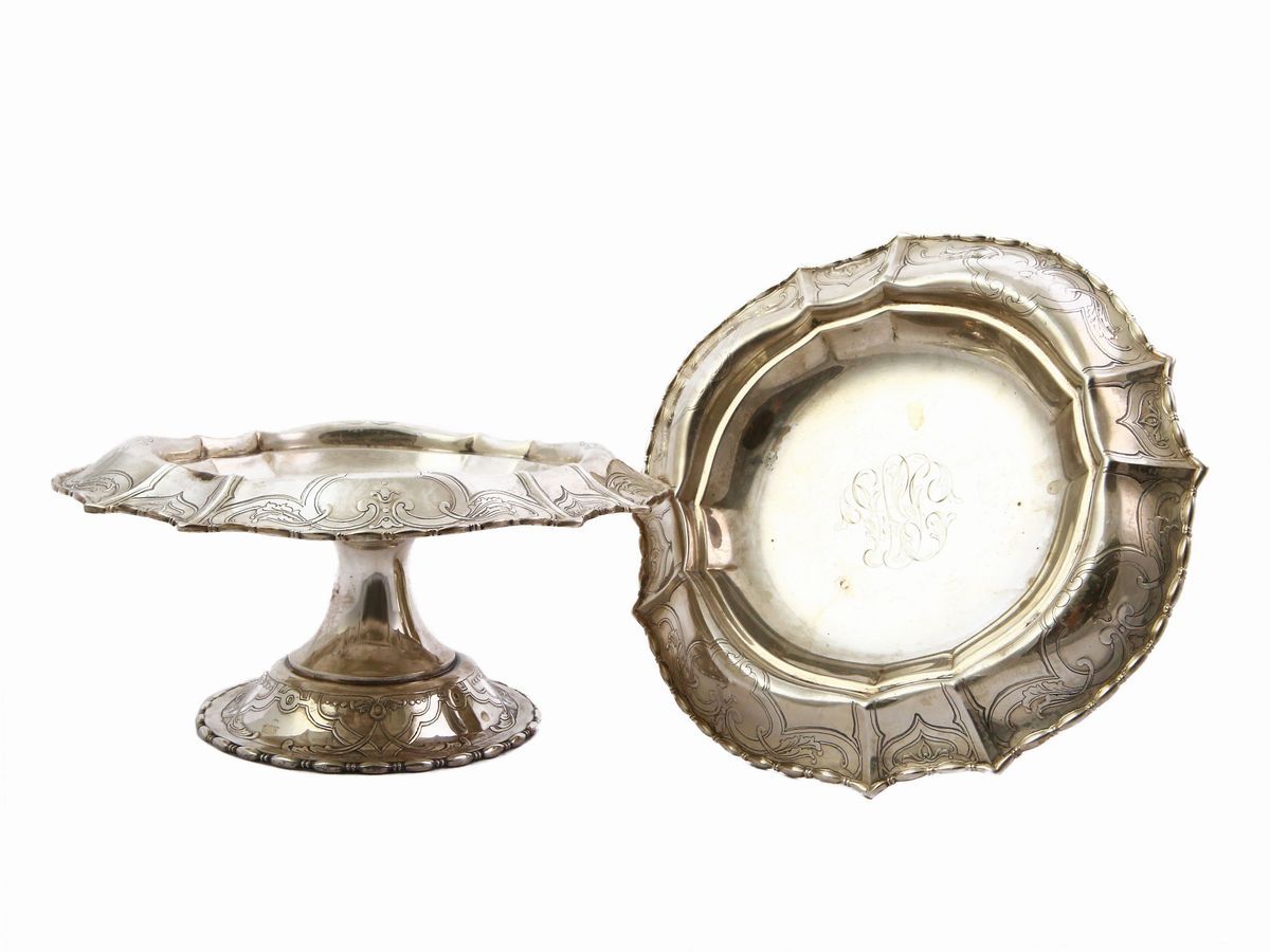 Coppia di Alzatine Tiffany & Co in Argento 925/1000