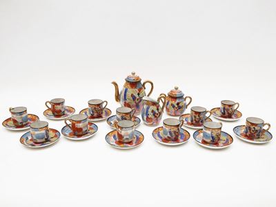 Servito da Caffè in Porcellana Orientale