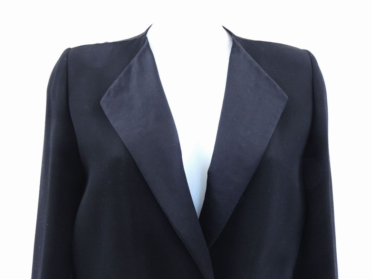 Cappotto da Sera in Lana e Seta Nera, Andrè Laug