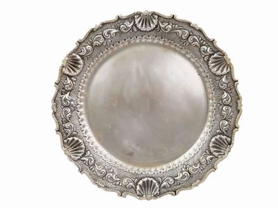 Vassoio Circolare in Argento