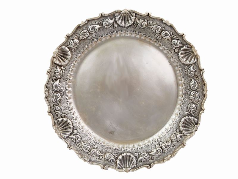 Vassoio Circolare in Argento