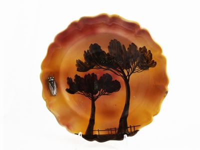 Alzata in Ceramica Smaltata Sicard