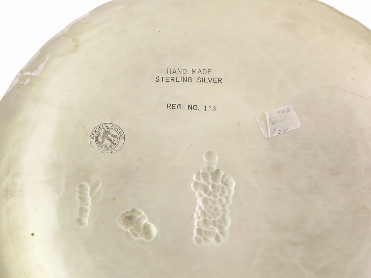 Due Piatti Commemorativi in Argento Sterling 925/1000, Wendell August