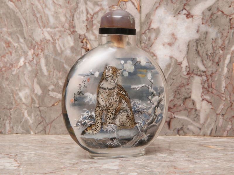 Snuff-bottle in Cristallo