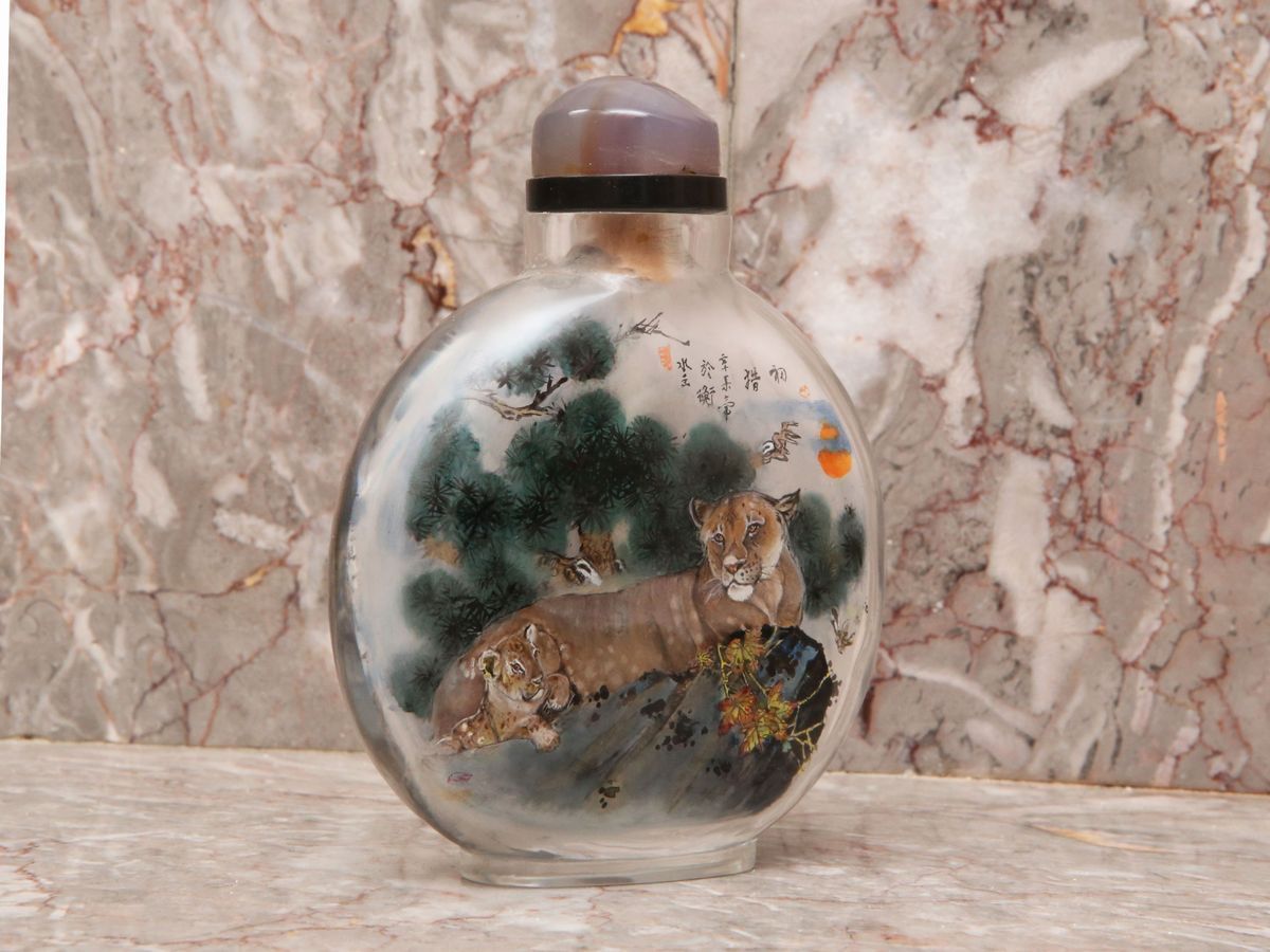 Snuff-bottle in Cristallo