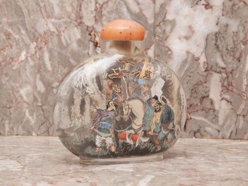 Snuff-bottle in Cristallo