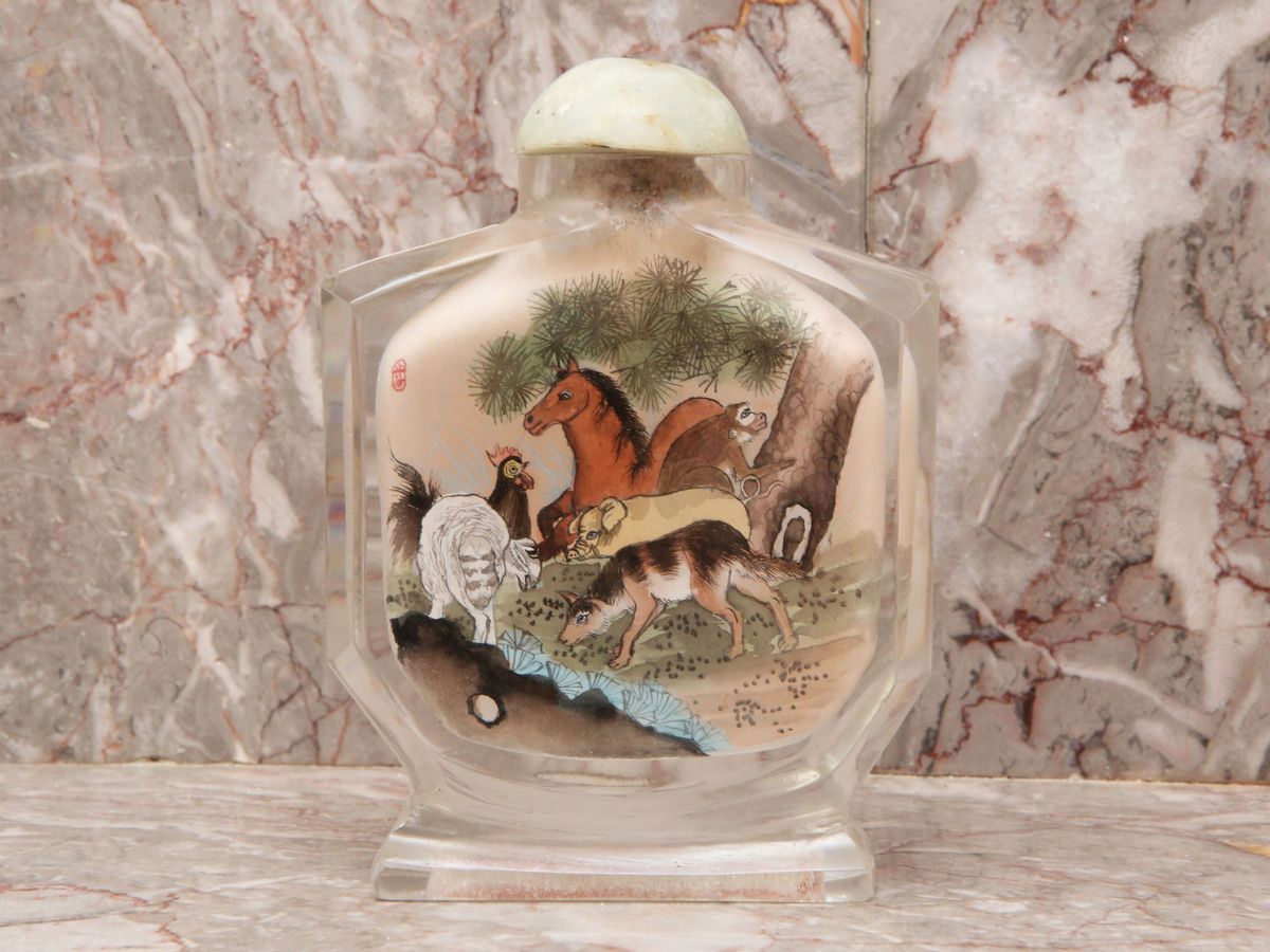 Snuff-bottle in Cristallo