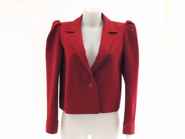 Two jackets in viscose and linen, Yves Saint Laurent Rive Gauche