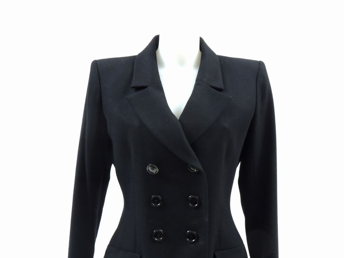 Giacca in Lana Nera, Yves Saint Laurent