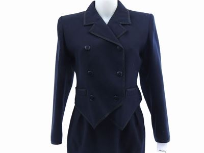 Tailleur in Lana Blu, Yves Saint Laurent