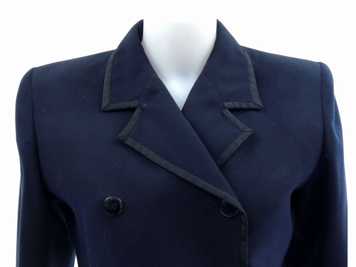 Tailleur in Lana Blu, Yves Saint Laurent