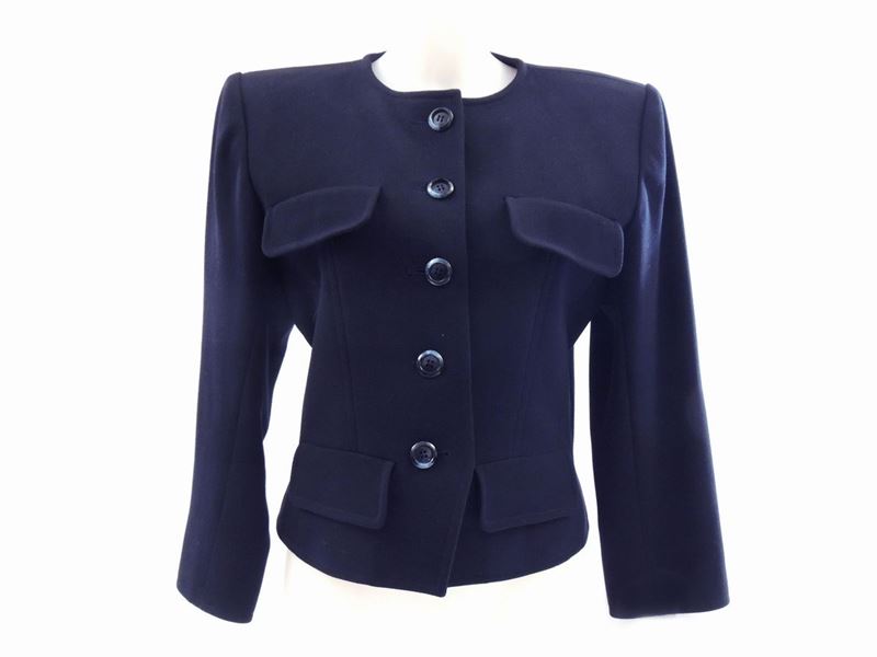 Giacchino in Lana Blu, Yves Saint Laurent Rive Gauche