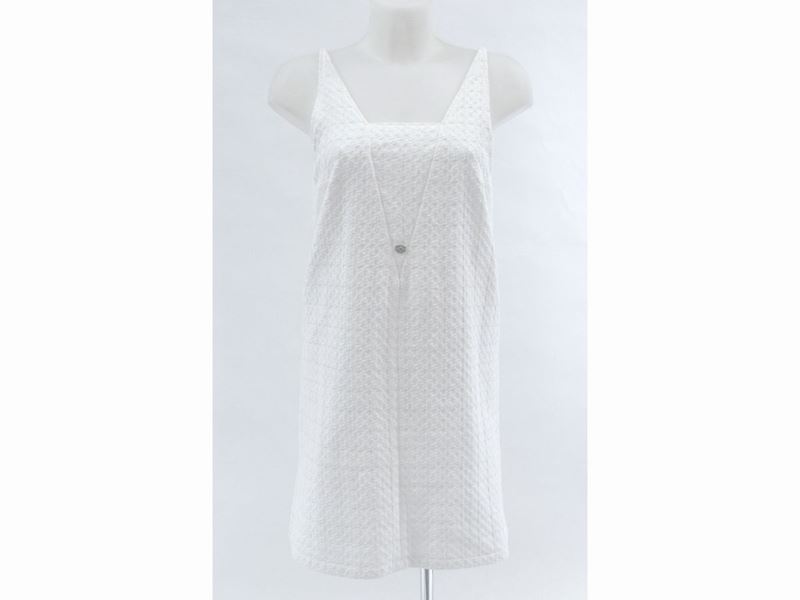 Abito in Cotone Bianco, Chanel