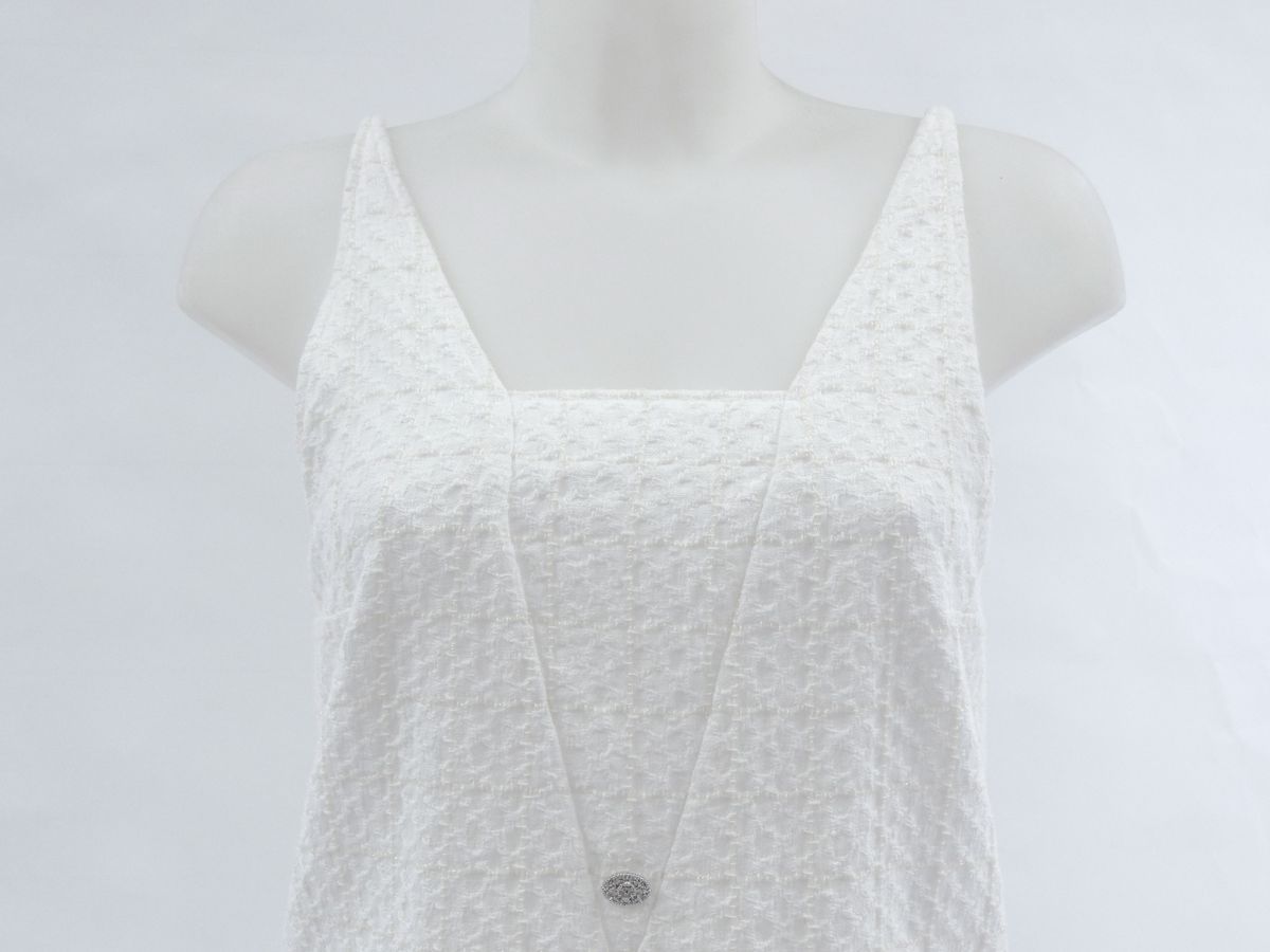 Abito in Cotone Bianco, Chanel