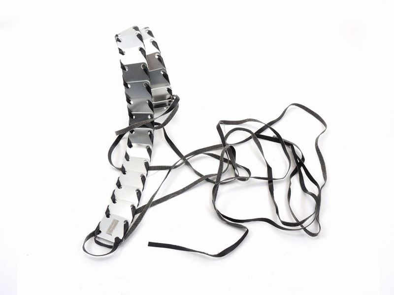 Cintura in Metallo e Pelle, Paco Rabanne
