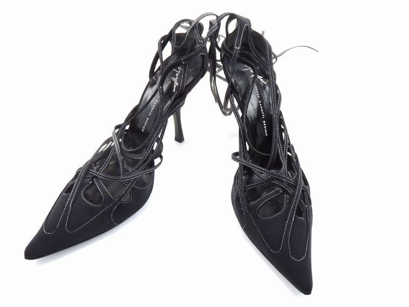 Decollettè in Pelle Nera, Giuseppe Zanotti