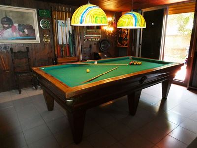 Tavolo da Biliardo in Noce