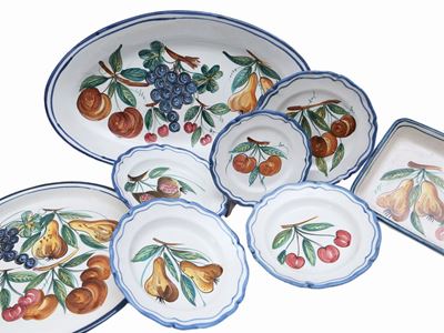 Servizio di Piatti in Maiolica di Vietri