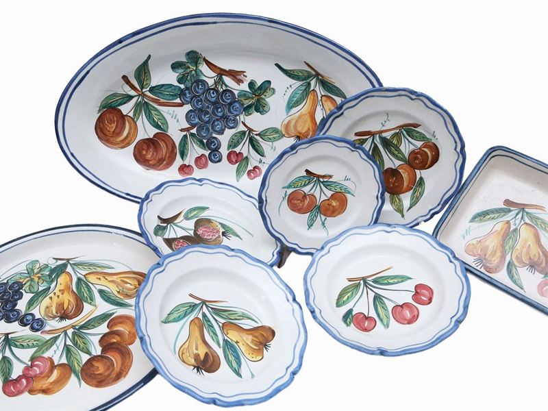 Servizio di Piatti in Maiolica di Vietri