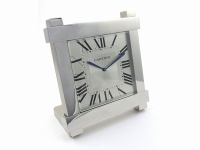 Orologio da Scrivania Cartier Tank Chinoise in Acciaio