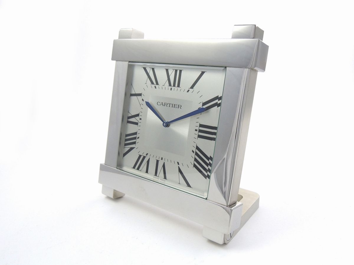 Orologio da Scrivania Cartier Tank Chinoise in Acciaio