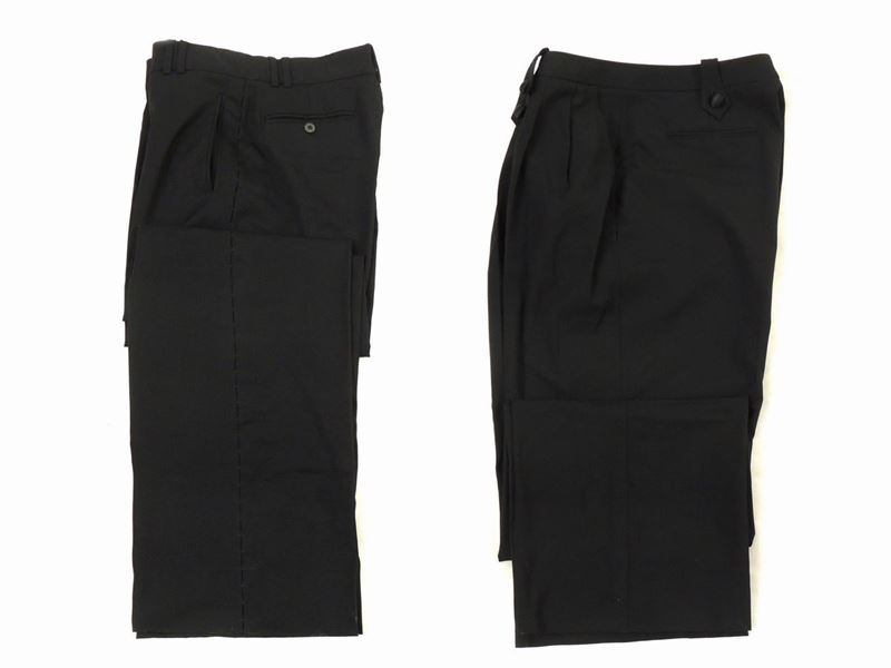 Lotto di Abbigliamento in Lana e Velluto, Yves Saint Laurent e Valentino