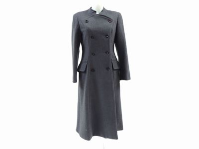 Cappotto in Lana Antracite, Miu Miu