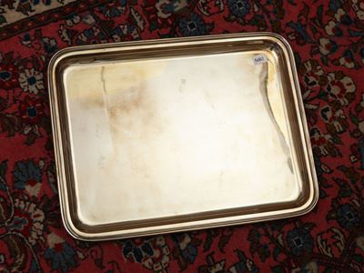 Vassoio Rettangolare in Argento