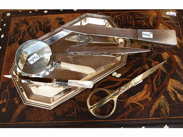 Lot of desk accessories  - Auction The Art of Furnishing - Maison Bibelot - Casa d'Aste Firenze - Milano